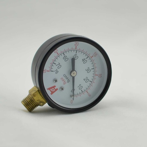 Manómetro de presión al vacío, rosca PT1/4, 2,5 