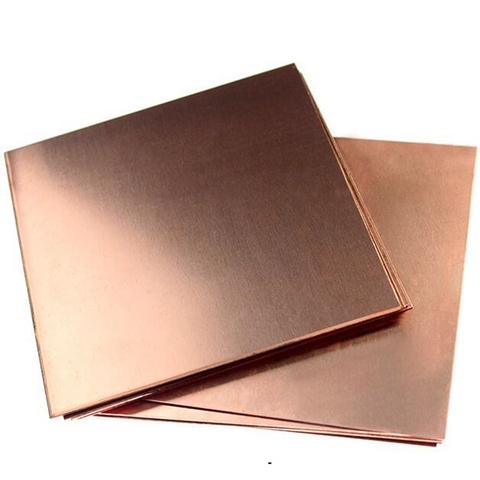 Placa de hoja de cobre 99.9%, 1mm, 2mm, 3mm, cobre puro, 50x50mm ► Foto 1/3