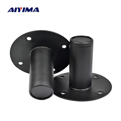AIYIMA 2 unids altavoz de Audio profesional soporte de hierro de montaje de bandeja Base de altavoces accesorios de reparación de piezas de cine en casa DIY ► Foto 1/6