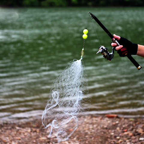 Red de pesca 3,5*3,5 cm diseño cobre primavera Shoal red de pesca equipo de deportes al aire libre red de pesca Tackle herramientas C0929 ► Foto 1/6