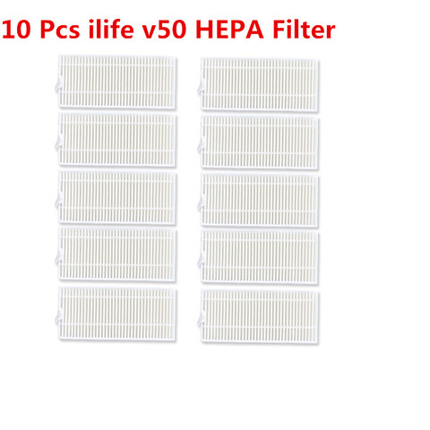 10 Uds Filtros de aspiradora ilife v50 filtro HEPA para ilife v50 vacío piezas de limpiador ► Foto 1/1