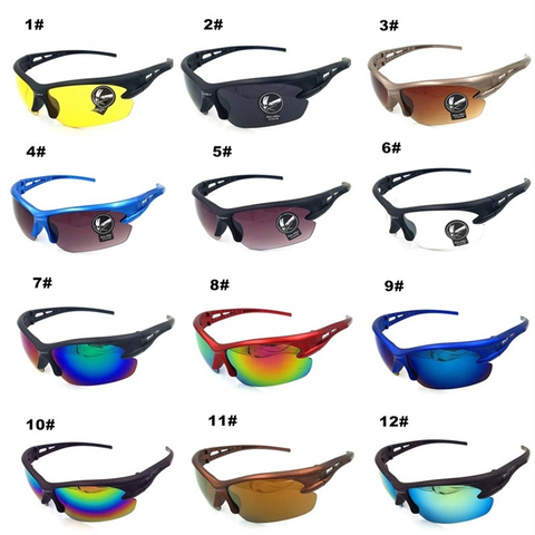 Gafas de sol de Ciclismo para hombre y mujer, lentes de esquí, deportivas, de marca, superventas ► Foto 1/6