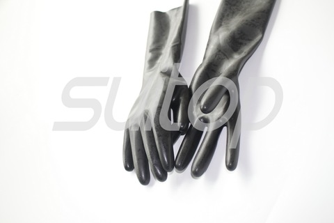 Suitop-guantes cortos de látex, de goma ► Foto 1/5