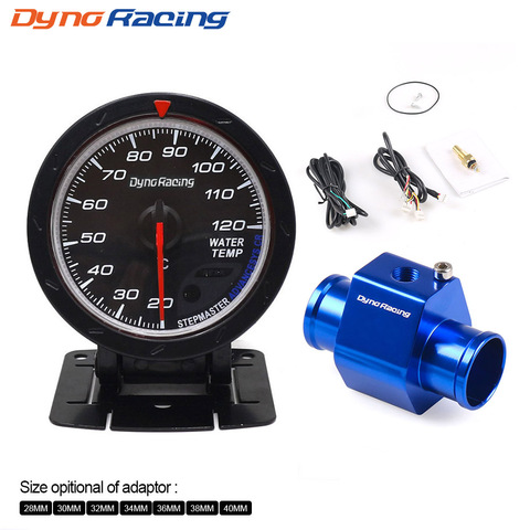 Dynoracing 60MM medidor de temperatura del agua del coche 20-120 Celsius con el adaptador del Sensor de la Junta de temperatura del agua 1/ 8NPT ► Foto 1/6