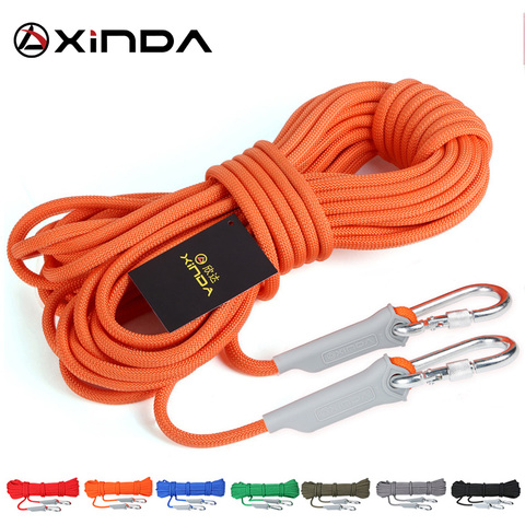 XINDA-Cuerda para escalada en roca de 10M, accesorio de seguridad profesional para deportes al aire libre, de alta resistencia, de 9,5mm de diámetro ► Foto 1/6