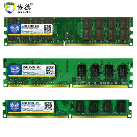 Xiede-memoria RAM DDR2 800 / PC2 6400 5300 1GB 2GB 4GB para escritorio, módulo de PC DDR 2 4200 MHz/667MHz, modelos múltiples, venta al por mayor ► Foto 1/6