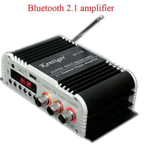 Bluetooth Kentiger-HY-118 2,1 + 1 4 canal de salida de Subwoofer TF \ USB \ FM Amplificador de potencia de Audio estéreo Amplificador Super Bass Dac ► Foto 1/5