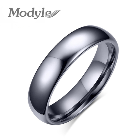 Modyle-Anillos de Carburo de Tungsteno puro para mujeres y hombres, joyería de boda de alta calidad, promoción ► Foto 1/6