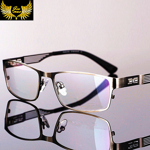 Nuevo de los hombres de titanio de aleación de calidad progresiva lentes gafas de lectura de moda cuadrado completo borde clásico Multifocal para los hombres ► Foto 1/1
