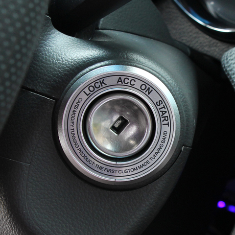 De Metal interruptor de encendido decoración modificado cerradura cubierta de interruptor de arranque para Chevrolet Cruze 2009-2014 para Opel ASTRA J Insignia ► Foto 1/6