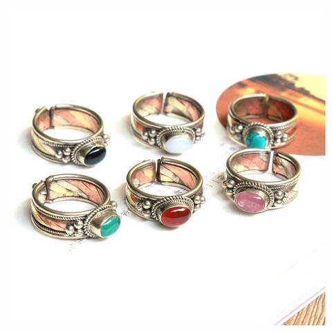 Anillos de cobre Rosa R131 para niñas con incrustaciones de Metal, perlas múltiples, anillos dorados, Vintage lindo ► Foto 1/4
