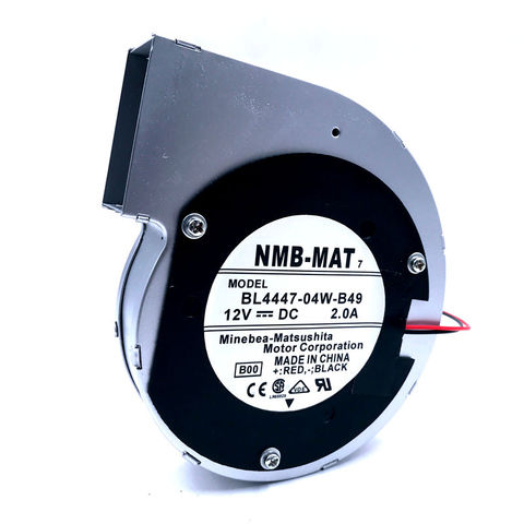Ventilador de turbina centrífuga de 2 cables, marco de metal, para NMB BL4447-04W-B49 11028 12V 2A ► Foto 1/4
