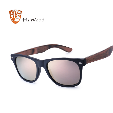 HU gafas de sol de madera hombre de gafas para Unisex de las mujeres de la moda, gafas de sol polarizadas gafas lente HD de conducción Pra GR8004 ► Foto 1/6
