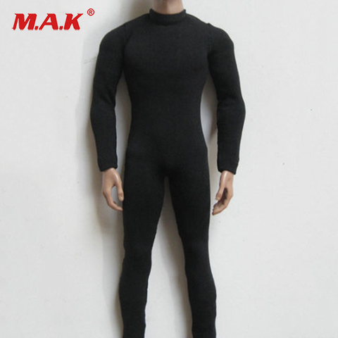 Conjunto de ropa de leotardo elástico ajustado para hombre, conjunto de cuerpo de figura de 12 