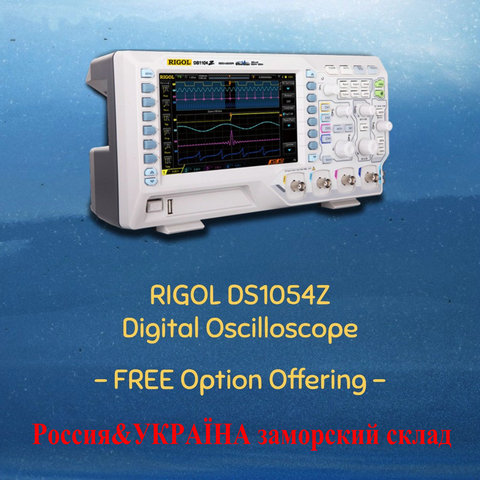 RIGOL DS1054Z-osciloscopio Digital, 50MHz, 4 canales analógicos, ancho de banda de 50MHz ► Foto 1/2