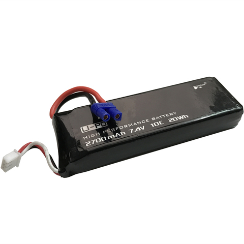 Hubsan-batería lipo H501C para componentes para drones/cuadcópteors RC, Original, H501S, X4, 7,4 V, 2700mAh, 10C, 20Wh ► Foto 1/4