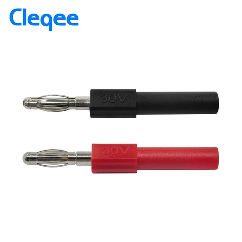 Cleqee-enchufe adaptador de tipo banana P7024, 2mm, resorte interno a 4mm, puede conectarse al multímetro común de 2mm ► Foto 1/4