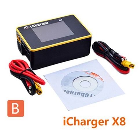 ICharger X8 1100W 30A DC pantalla LCD cargador balanceador de batería inteligente descargador para 1-8s LiPo/Lilo/vida/LiHV batería Dron de control remoto en miniatura ► Foto 1/3