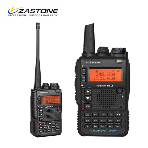 Zazone UV-8DR-Mini Walkie Talkie VHF 136-174MHz UHF 400-520MHz CB Ham Radio 128 canales Radio bidireccional Comunicador telsiz ► Foto 1/6