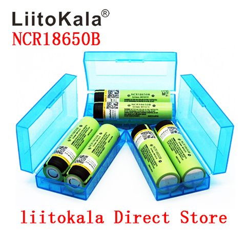 2022 liitokala 18650 original NCR18650B 3,7 V 3400 mah 18650 3400 mah batería de litio recargable + caja ► Foto 1/6