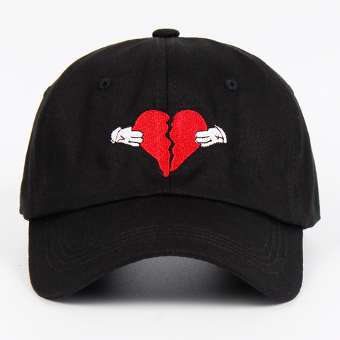 Gorra de Kanye West con estampado de corazón, sombrero de papá, Hip Hop, Snapback, Kanye, Gorra de béisbol de algodón ► Foto 1/3