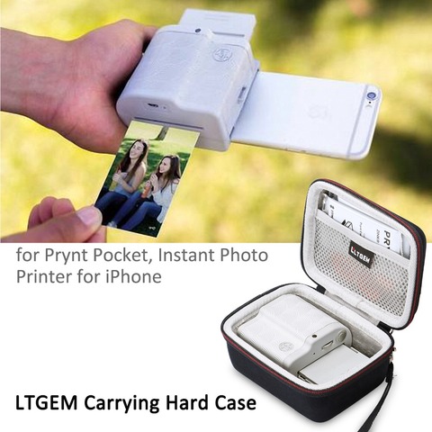 LTGEM-funda dura EVA para impresora de fotos instantánea, bolsa protectora de viaje para iPhone, bolsa de almacenamiento de fotos ► Foto 1/6