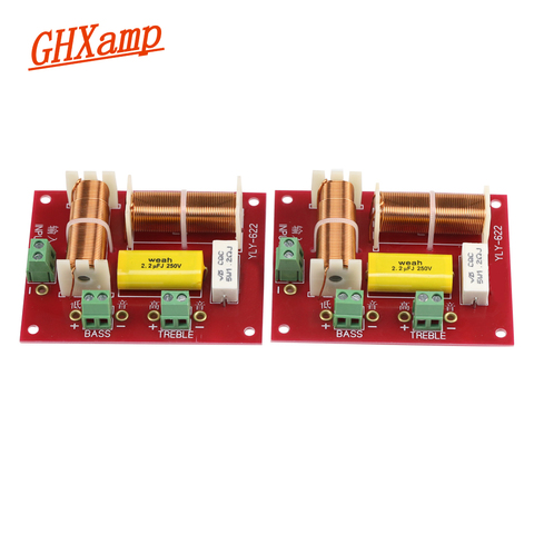 GHXAMP 200 W altavoz divisor 2 Way Crossover 5000Hz Tweeter y bajo dos vías de cruce audio junta 2 piezas ► Foto 1/5