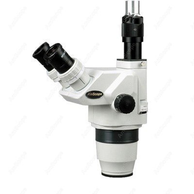 Cabeza de microscopio, AmScope 2X-180X Supplies, Zoom Trinocular definitivo, estéreo, SKU: ZM2180T ► Foto 1/1