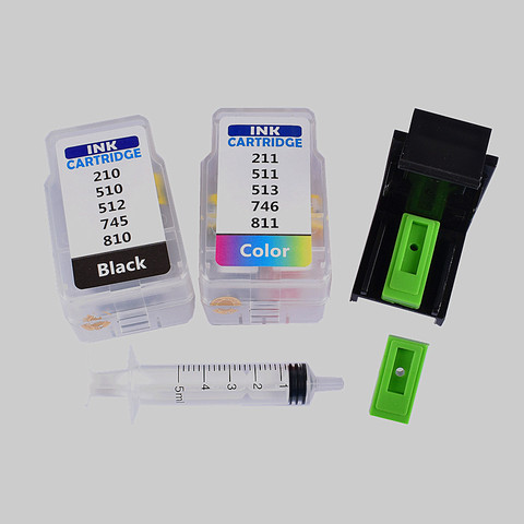 Kit de cartuchos de tinta para impresora canon, kit de cartuchos de tinta para canon PG 512 CL 513, pixma MP280, MP282, MP330, MP480, MP490, MP492, MP495, MP499 ► Foto 1/6