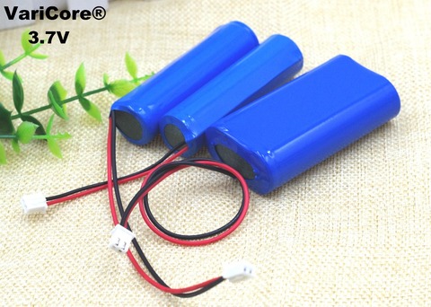 3,7 V 18650 Paquete de batería de litio de 2600mAh 5200mAh luces LED de pesca Altavoz Bluetooth 4,2 V de emergencia DIY baterías + + protección ► Foto 1/6