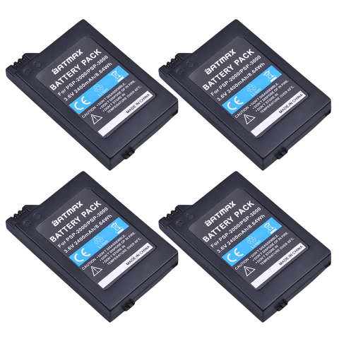 4 Uds 3,6 V 2400mAh PSP 2000 baterías para Sony PSP2000 PSP3000 consola ► Foto 1/3