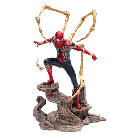 Marvel vengadores Infinity War hierro araña Spiderman GK estatua figura de súper héroe modelo de juguete ► Foto 1/6