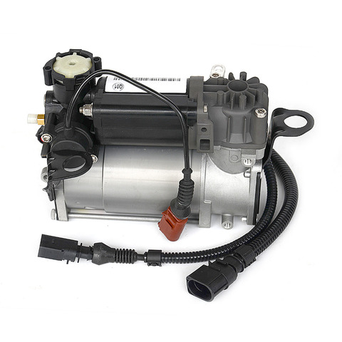 AP01 compresor de suspensión neumática para AUDI A8 4E 3,0, 4,0, 4,2, 6,0 S8 BJ 03-10 10 10 10 / 12 cilindro ► Foto 1/5
