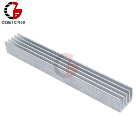 Disipador de calor LED, aluminio blanco y plateado, 150x19.7x15.6mm ► Foto 1/6