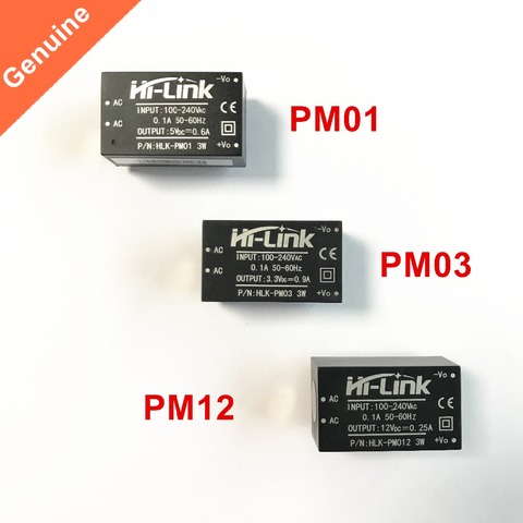 HLK-PM01 HLK-PM03 HLK-PM12 AC-DC 220V a 5 V/3,3 V/12 V mini módulo de fuente de alimentación ► Foto 1/1