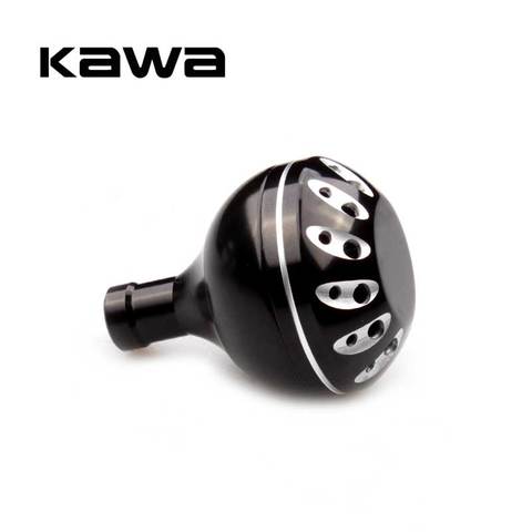 Kawa-Perilla de mango de carrete de pesca, de 30mm de diámetro para rueda giratoria, pomo de balancín de pesca de metal mecanizado para Shimano y Daiwa, carrete giratorio ► Foto 1/6