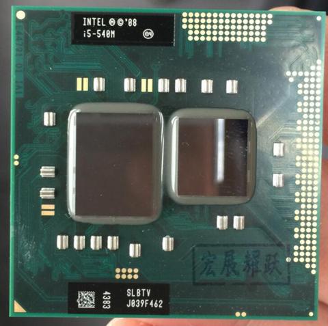 Procesador Intel Core i5 i5-540M 540M, portátil, CPU PGA 988 cpu ► Foto 1/3