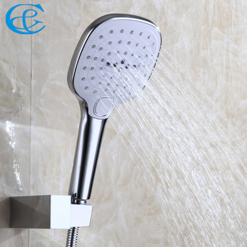 Cabezal de ducha de mano C & C, accesorios para grifos de baño, cabezal de ducha de mano redondo con acabado cromado ► Foto 1/4