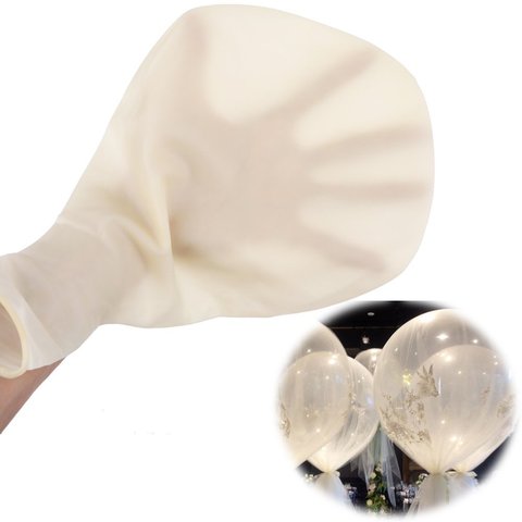 Grandes globos de látex transparente para boda, globo gigante de 36 Jumbo pulgadas, 10 Uds. ► Foto 1/5