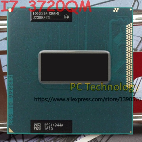 Original Intel Core I7-3720QM SR0ML CPU I7 3720QM procesador 2,6 GHz 6M Quad sin núcleo soporte de envío de HM75 HM77 ► Foto 1/2