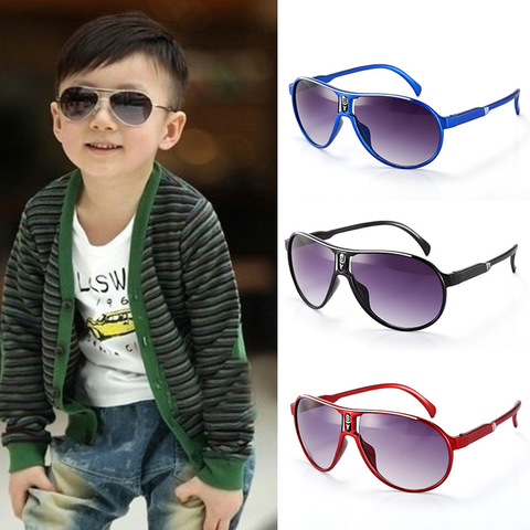 De alta calidad gafas de sol de gafas de Marco de las niñas/niños gafas de sol para niños UV400 bebé gafas espejo gafas de ► Foto 1/6