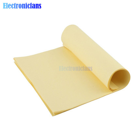 10 unids A4 toner papel de transferencia de calor amarillo para DIY PCB Electronic Prototype marca calidad superior ► Foto 1/2