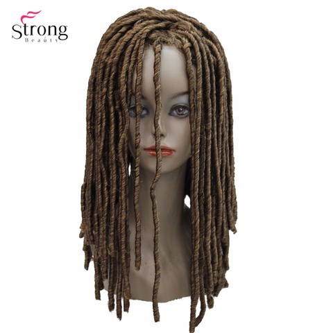 StrongBeauty-trenzas y pelucas de pelo trenzado, trenzas y pelucas rastas sintéticos ► Foto 1/3