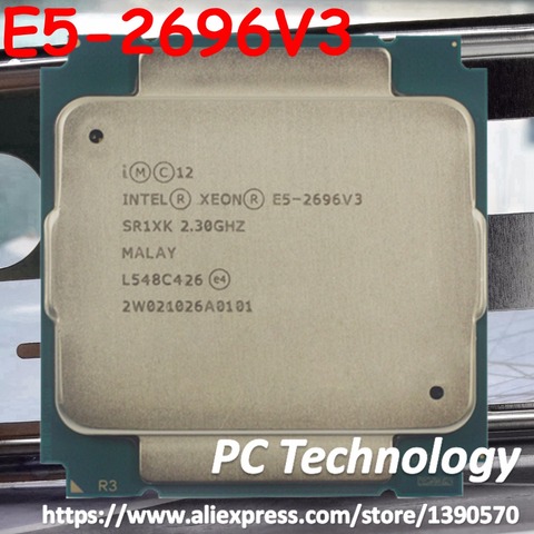 E5-2696 V3-procesador Intel Xeon E5-2696V3 Original, 2,30 GHz, 18 núcleos, 45MB, E5, 2696, V3, LGA2011-3, E5, 2696V3, mejor que E5, 2683, V3 ► Foto 1/1