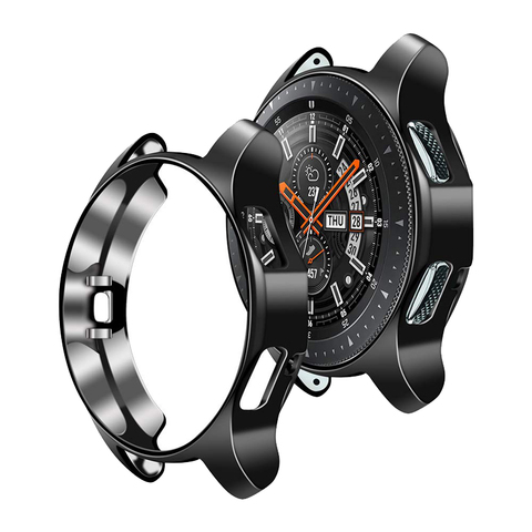 Funda protectora para samsung Galaxy watch, 46mm/42mm Gear S3 Frontier, cubierta chapada en TPU, accesorios de funda protectora envolvente ► Foto 1/6