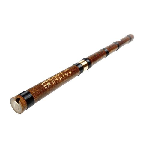 Flauta china de bambú Xiao, viento de madera, instrumento Musical tradicional Vertical, Flauta hecha a mano, Instrumentos profesionales ► Foto 1/6