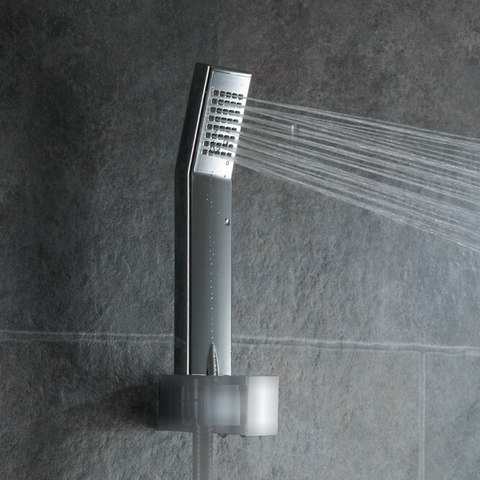 BECOLA presurizada de ahorro de agua de mano cabeza de ducha palo hecho de ABS hebras rectas accesorios de baño Envío Directo ► Foto 1/5