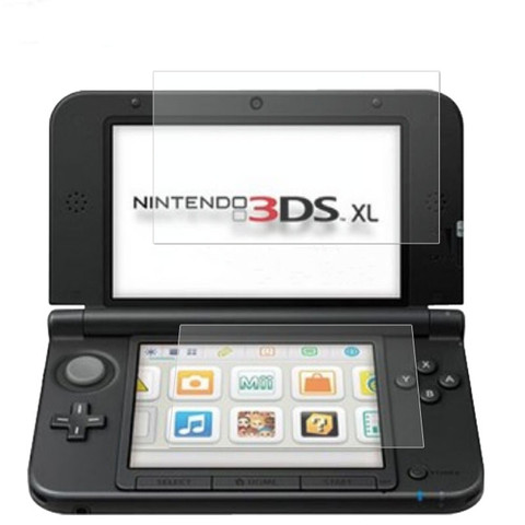 Vidrio templado para Nintendo 3DS XL New LL 3DSXL 3DSLL 3 DS Protector de pantalla arriba + abajo, consola de juegos, película protectora ► Foto 1/6