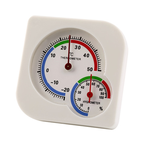 Mini termómetro de humedad 2 en 1, higrómetro húmedo, medidor de temperatura, termómetro preciso para interiores y exteriores, para el hogar ► Foto 1/6