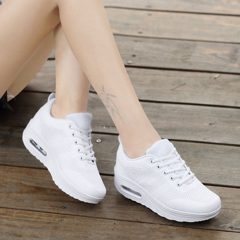 Calzado Tenis Blancos Altos Mujer Tenis Altos Tenis Nike Mujer